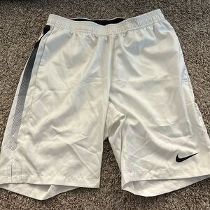 White nike short